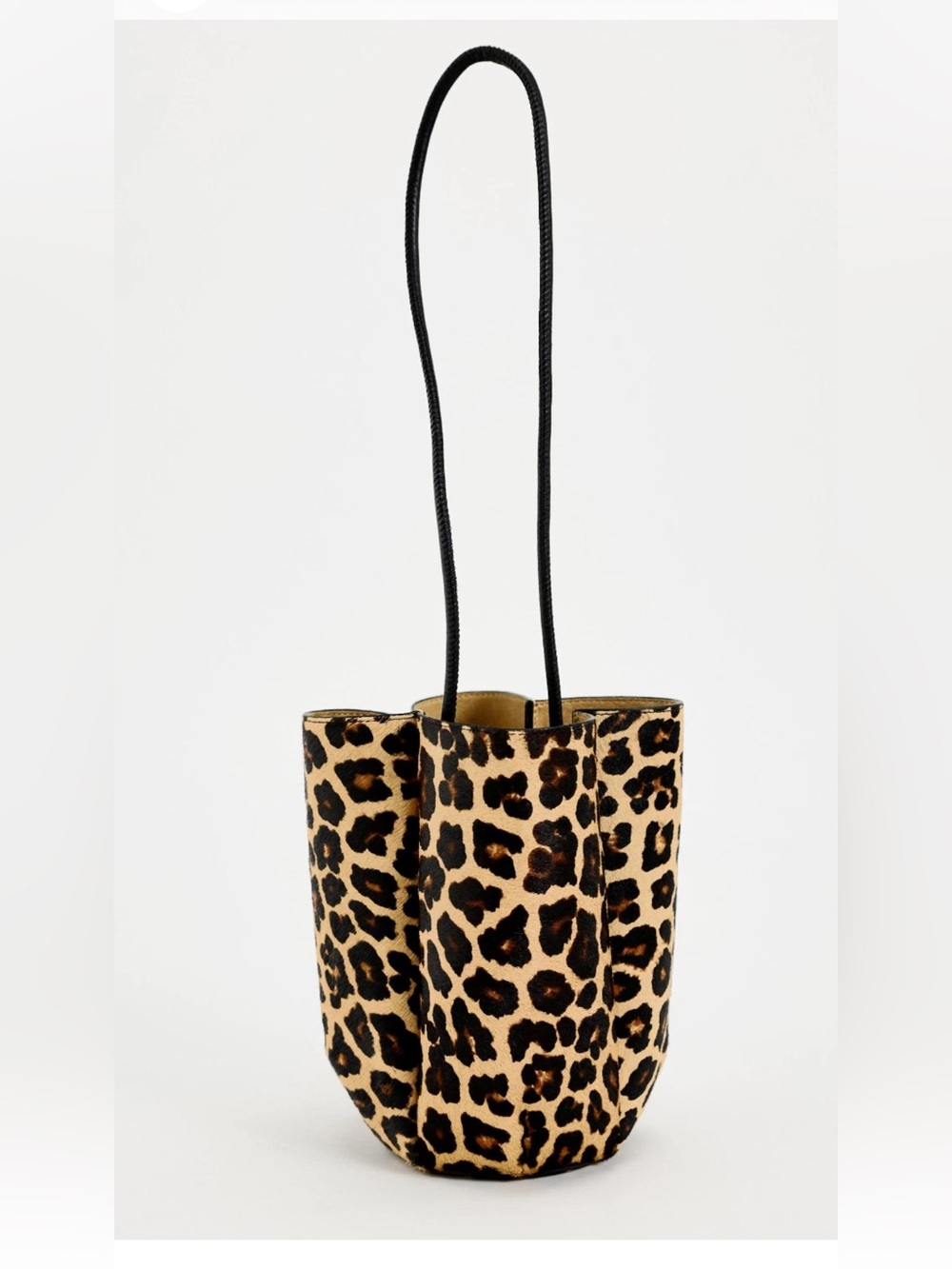ZARA Animal Print Leather Mini Bucket Bag - Picture 10 of 13